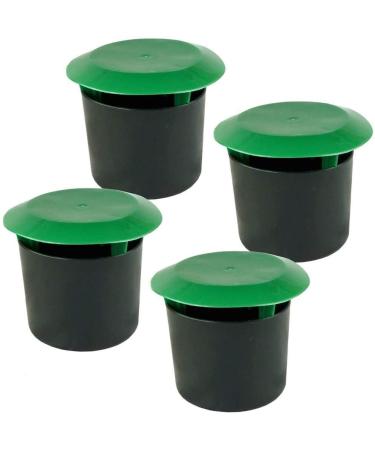 Set of 4 Garden Slug Snail Beer Traps. No CHEMICALS NEEDED. Child & Pet Safe