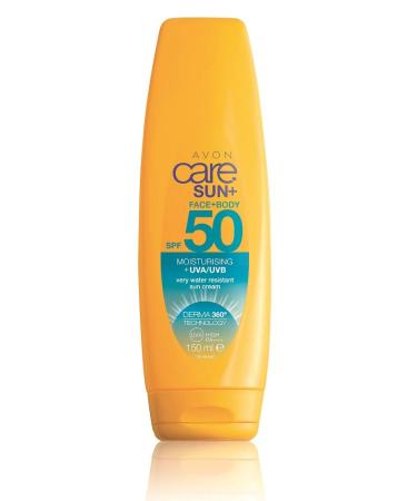 Avon Care Sun+ Face & Body Very Water Resistant Moisturising Sun Cream SPF50
