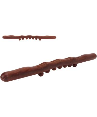 Wooden Anti-Cellulite Massage Device | Lymphatic Drainage & Deep Tissue Roller | Full Body Meridian Stick for Neck Legs and Back - Buy Online on GoSupps.com