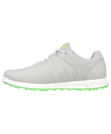 Skechers Men's Pivot Spikeless Golf Shoe Golf Shoe 44 EU Grey Lime
