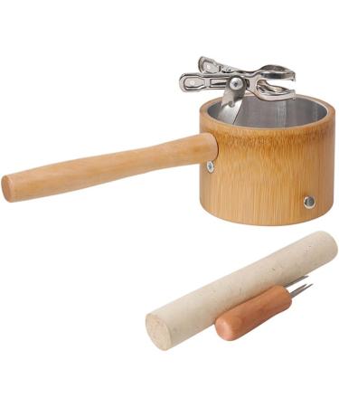 Premium Moxibustion Burner & Holder Set - Stainless Steel Moxibuscand Tool for Moxibustion Sticks - International Shipping Available - Buy Online on GoSupps.com