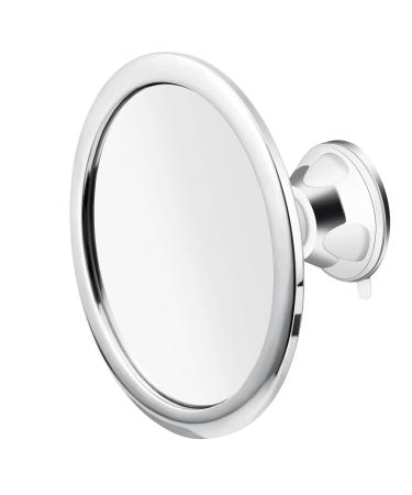 Fogless Makeup Mirror Shower Shave Mirrors with Holder Suction Cup 360 Rotation Real Fog-Free Mirror  Bathroom Mirror Adjustable Arm & Shatterproof & Rust-Resistant