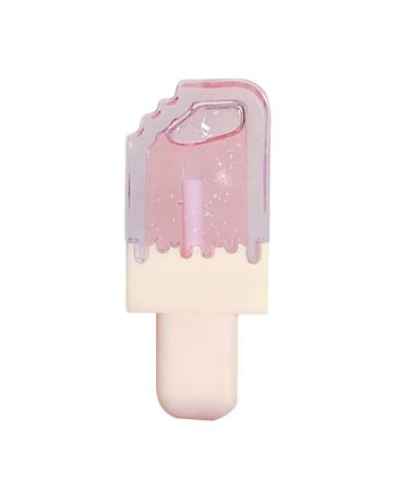 Xiahium Lip Gloss Ingients in Bulk Ice Lip Oil Moisturizing Moisturizing Lip Oil Water Light Display White Lip Plain Makeup Light Lip Glaze 0ml Lip Moisturizer for Very Dry Vegan C One Size