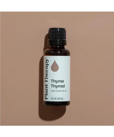 Plant Therapy Thyme Thymol Essential Oil 30 mL (1 oz) 100% Pure Undiluted Natural Aromatherapy for Immune Support and Digestive Relief - Buy Online on GoSupps.com