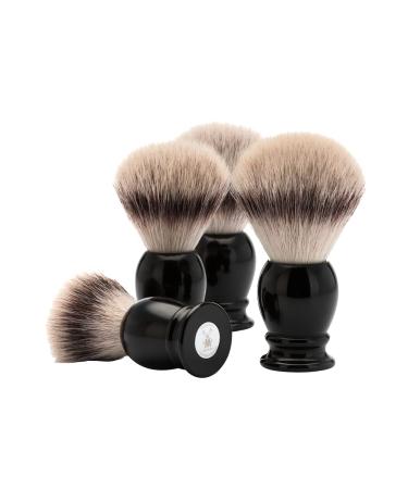 Mhle Classic Silvertip Badger Fiber Brush - Black Resin Handle | Luxury Men's Shave Accessory - Buy Online on GoSupps.com