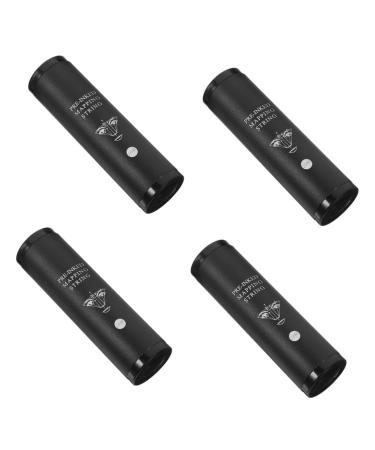 Healvian 4 Boxes Ink Eyebrow Locating Ruler Eyebrow Mapping Kit Brow Mapping Tool Aluminum Alloy 9.00X2.40X2.40CMx4pcs Blackx4pcs