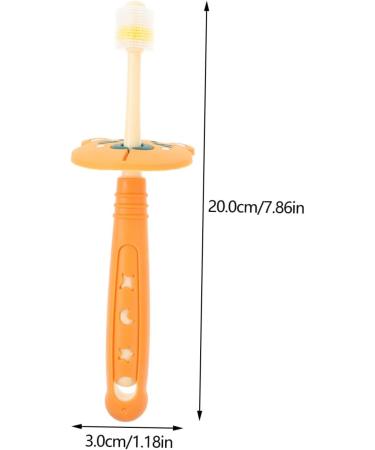 Minkissy Silicone Baby Toothbrush Antibacterial Oral Care Brush for Kids | Safe & Effective Tooth Cleaning - Buy Online on GoSupps.com