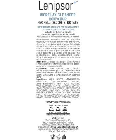  Lenipsor+ BioRelax Body and Hair Wash 30ml Helps treat psoriasis - Buy Online on GoSupps.com