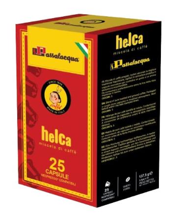CAFÉ PASSALACQUA HELCA - STRONG TASTE - Box 25 CAPSULES COMPATIBLE NESPRESSO 5.5g