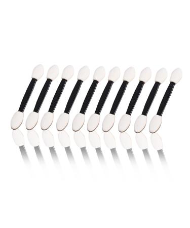 dijiusidy 10 Pieces Brush Double End Applying Eye Shadow Brushes Soft Make Up Beginner Professional Applicators Color Random