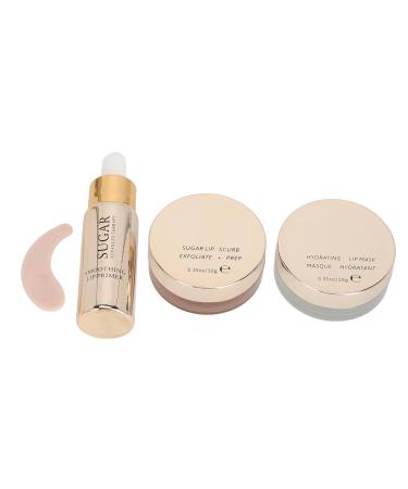 Lippenmaske Gommage L vres 3 Pi ces Ensemble d'huile de Soin des L vres Hydratant Diminuer les Lignes Masque L vres Portable Kit d'huile de Gommage