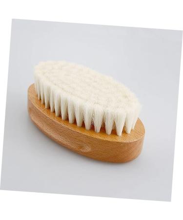 Healvian Baby Bath Cleaning Brush Set - Newborn Hair Brush, Shower Massage Comb Kit - White 11x6cm - Buy Online on GoSupps.com