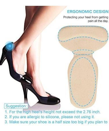 DOACT Heel Pillows - 2 Pairs Gel Inserts for Heel Pain Relief & Forefoot Support | Effective Heel Protection for Men & Women - Buy Online on GoSupps.com