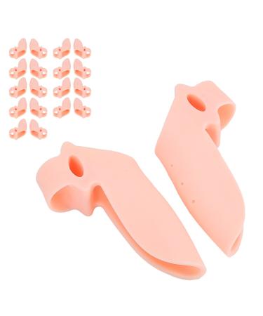 Toe Valgus Corrector Soft and Skin Friendly Portable Big Toe Corrector for Bunion Relief for Day/Night Support(Brighten Skin Tone)