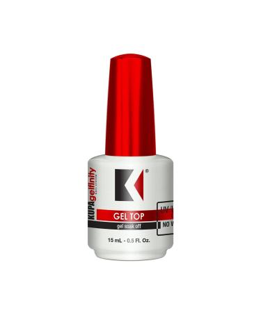 KUPA GelFinity Soak Off Top & Base Coat Glossy Finish 0.5 Fl Oz - No-Wipe Formula - Buy Online on GoSupps.com