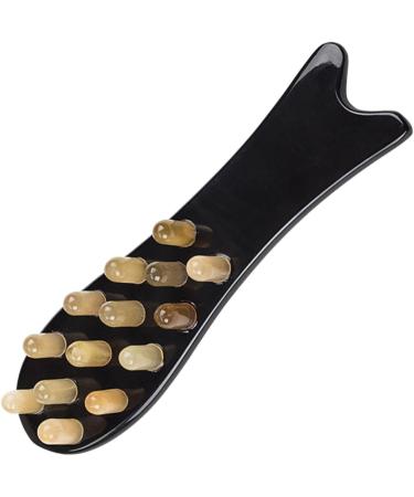 Beavorty 2-St Massage Device - Natural Horn Hair Tanning & Styling Brush for Women | Smooth Hair Massage & Shampoo Comb - Buy Online on GoSupps.com