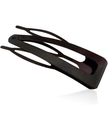 BlingGlow 10 Pack Double Metal Snap Hair Clips Hair Barrettes Hair Making Salon Supplies Grip Clips Black  - Buy Online on GoSupps.com