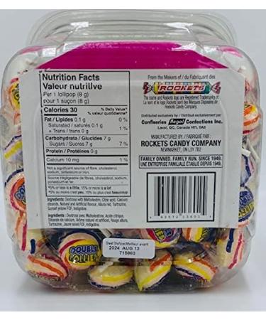 Rockets Double Lollies Lollipops - Total 150 Count 1.2kg - Buy Online on GoSupps.com