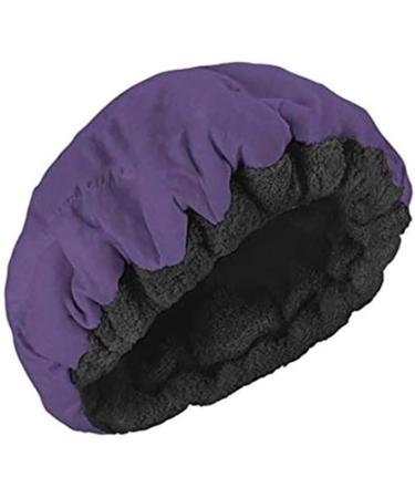 Deep conditioning heat cap 1Pc Cordless Deep Conditioning Heat Cap Flaxseed Heat Cap Microwavable Heat Cap Hair Care Cap Heat Cap for Conditioning Hair Therap Purple - Buy Online on GoSupps.com
