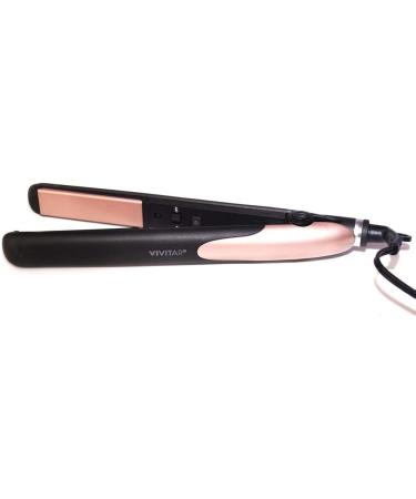 Buy Vivitar PG-8110-RG Ceramic Tourmaline Rose Gold Flat Iron - International Shipping Available | Best Flat Irons for Perfect Hair - Buy Online on GoSupps.com