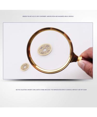 Magnifying Glasses for Hobbies Reading Magnifier Expanded Mirror New Wooden Handle Handheld Old Man Reading - High Magnification 80mm Optical Glass Lens Reading Good Assistant Magnifying Glass vision - Buy Online on GoSupps.com