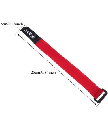 Buy Velcro Fastening Frame Bicycle Set - 5 Nylon Brackets with Fastener Tape for Pump & Flashlight (Red) - International Shipping Available - Buy Online on GoSupps.com
