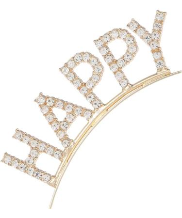ShiQiao Spl Happy Birthday Headband for Girls Birthday Tiara for Women Crystal Headbands for Girls Happy Birthday Decorations - Buy Online on GoSupps.com