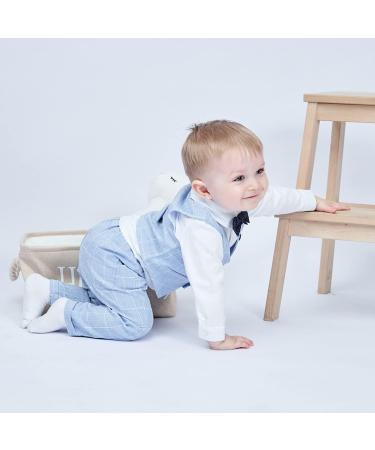Famuka Boys Gentleman Suit Blue 110 - Kids Tuxedo Clothing Set - Buy Online on GoSupps.com
