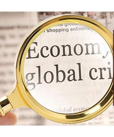 YANYUESHOP All Metal Handheld Reading Glasses - HD Optical 3X Magnification for Seniors - Perfect for Newspapers & Office Use - Buy Online on GoSupps.com