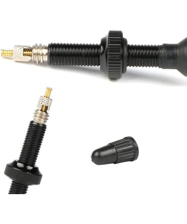 Shop Sioppkik 2-Piece Village Bicycle Tubeless Presta Aluminum Alloy Valve - 54mm for Street & MTB Tires - Black - Buy Online on GoSupps.com