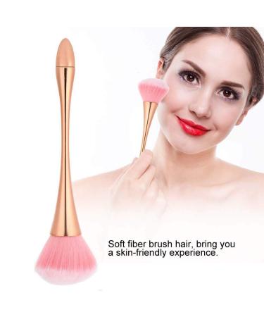 Soft Nail Dust Brush for Nail Art & Makeup - Large Rose Gold Cleaning Brush for Acrylic & Cosmetics - Buy Online on GoSupps.com