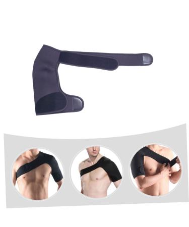 FRCOLOR Adjustable Left Shoulder Immobilizer Brace - Support & Protection for Fitness & Basketball - Durable Nylon Cuff Protector (66X24X1CM Black - Buy Online on GoSupps.com