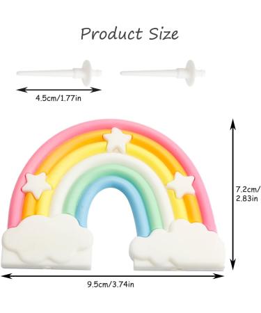 Rumyve Software Rainbow Cake Decoration Cake Top Hat Birthday Party Cake Decoration Cloud Rainbow Rainbow Themed Cake Supplies Birthday Party Wedding Cake Decoration Supplies - Buy Online on GoSupps.com
