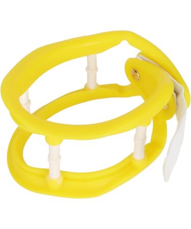 Jlasdr Adjustable Silicone Neck Support | Cervical Spine Protection & Traction Relief | Comfort & Corrector in Giallo Color - Buy Online on GoSupps.com