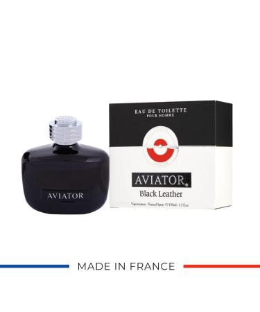 Aviator Black Leather 80% 3.3Fl.OZ EDT For Men - Buy Online on GoSupps.com