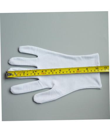 FOMIYES 18 Pairs Factory Gloves Work White Lengthen Cotton Gloves - Buy Online on GoSupps.com