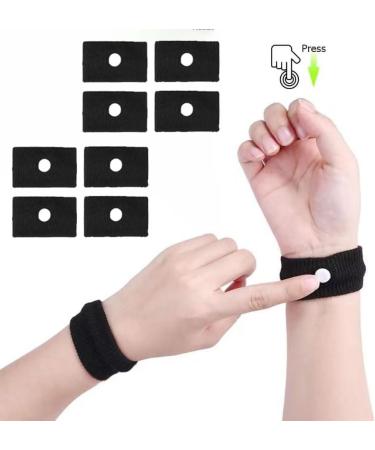 Acupressure Tape & Bracelets for Nausea Relief | 4-Pair Set | Pregnancy & Motion Sickness Support - Buy Online on GoSupps.com