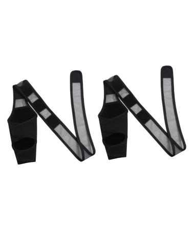 Amosfun 2pcs Comfy Brace Paw Balm Dogs Lick Safe Step in Dog Harness Leg Supplies Bracket Elbow Pads The Dog Sx2pcs As Shownx2pcs