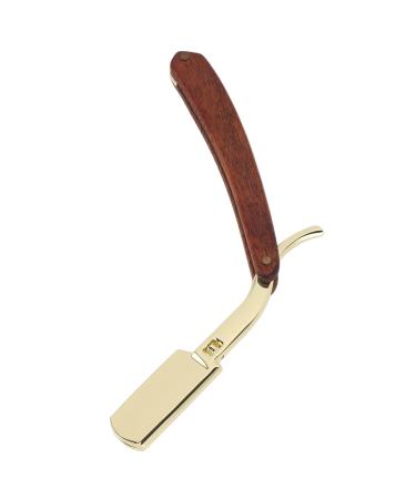 Men's Beard Knife Holder | Ergonomic & Foldable Metal Design - Premium Stainless Steel & Solid Wood | Perfect for Gentleman's Grooming - Buy Online on GoSupps.com