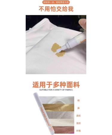 Stain Removing Pen Bleach for Clothing Bleach Pen Instant Stain Remover Stick Portable Grease Stain Remover Pen for a Variety of Fabric Clothing Instantly Remove Stains (A) 6.00 ml (Pack of 1) - Buy Online on GoSupps.com