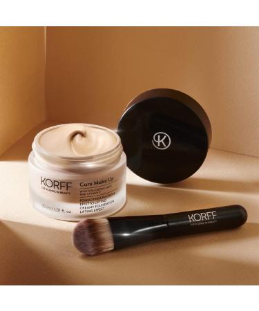 Korff Foundation cream with lifting effect medium coverage with hyaluronic acid and vitamin E fondant and cream satin finish 04 size 30 ml - Buy Online on GoSupps.com