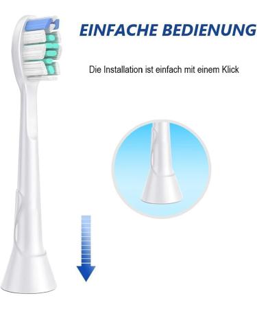 12 Replacement Toothbrush Heads for Philips Sonicare - Compatible White Brush Heads for Superior Oral Care - Buy Online on GoSupps.com