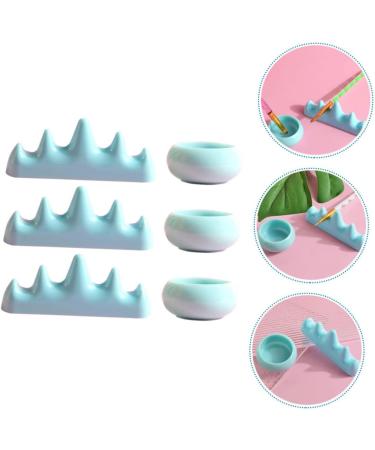 minkissy 4 Sets Nail Art Brush Cup Sponge Paint Brush Manicure Nail Pencils Bowl Nail Pens Gel Chinese Nail Brush Holders Nail Brush Nail Art Tool Nail Removal Supplies Plastic - Buy Online on GoSupps.com
