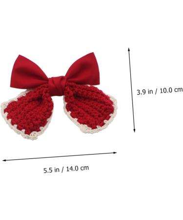 FOMIYES 1pc Hairpin Bows Hair Clip Bowknot Hair Clips Bows Hair Holder Bow Hair Clip Christmas Hair Barrettes Girls Hair Accessories Girl Bows Hair Bow Child Spring Clip Fabric Sweet - Buy Online on GoSupps.com