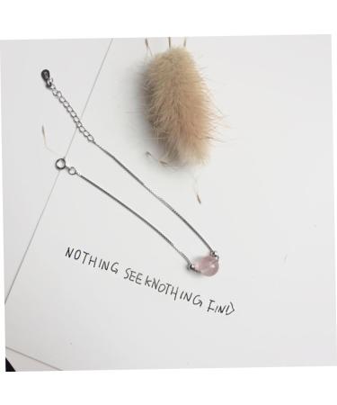 KESYOO Thin Bracelet Delicate Bracelet Cube Bracelet Jewelry Strawberry Crystal Silver Bracelet - Buy Online on GoSupps.com