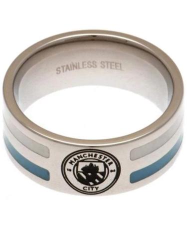 Manchester City FC Colour Stripe Ring Medium Official Merchandise