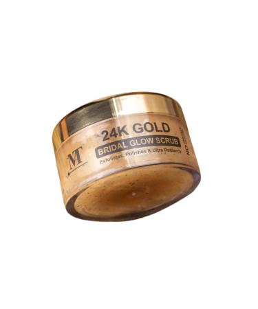 BEMT 24K Gold Face Scrub for Women Gentle Exfoliating Facial Scrub with Gold Particles Helps Improve Skin Appearance & Smooth Texture Bridal & Daily Skincare 100 g - Buy Online on GoSupps.com