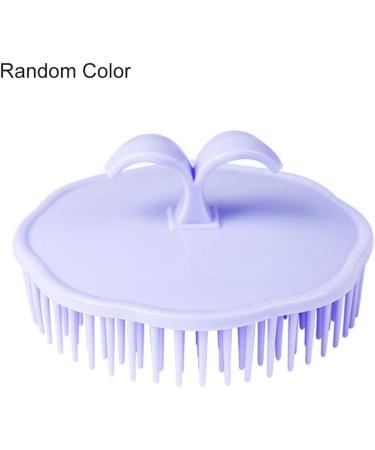 Laileya Head Massage Silicone Hair Scrubber | Portable Scalp Brush & Body Shower Massager - Random Colors - Buy Online on GoSupps.com
