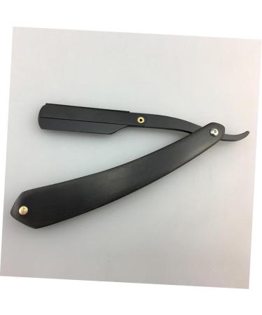 Fomiyes Men's Razor - Portable Wooden Handle Barber Razor | High-Quality Metal Manual Hair Removal Tool - Buy Online on GoSupps.com