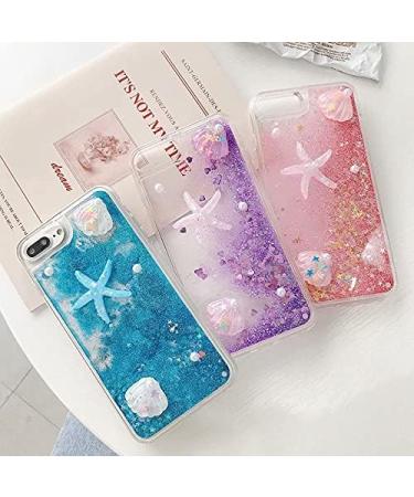 Miagon Liquid Quicksand Case for Xiaomi Mi 10T Glitter Floating Sparkle Bling Transparent 3D Cute Case Starfish Purple Xiaomi Mi 10T Starfish Purple - Buy Online on GoSupps.com